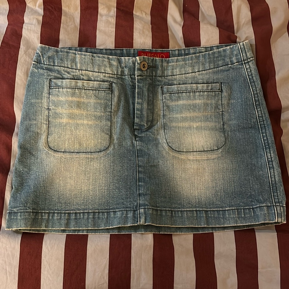 Vintage Buffalo Denim Mini Skirt